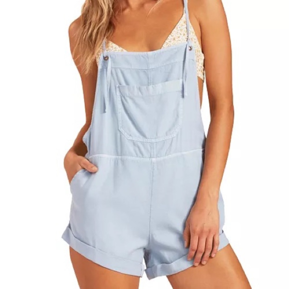 Billabong Wild Pursuit short overall chambray L